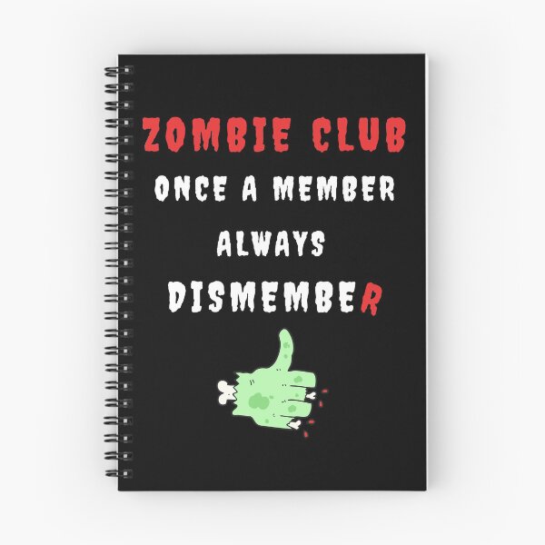 Artikelvorschau, Zombie Club Einmal ein Mitglied immer zerstückeln entworfen und verkauft von For the love of Pixels.