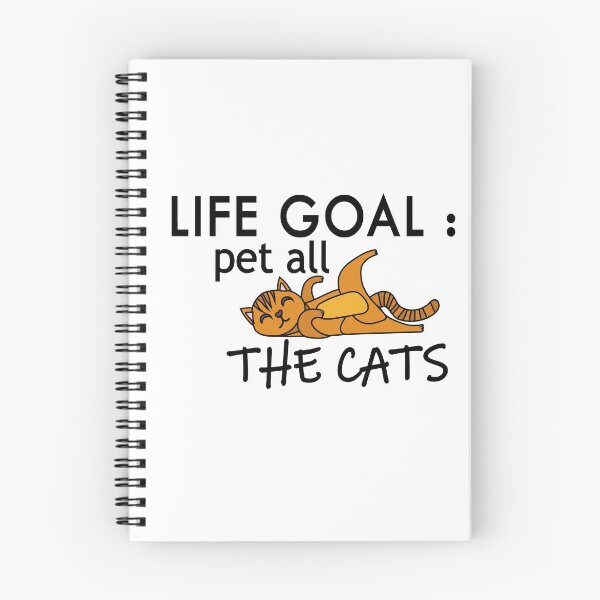 Item preview, LIFE GOAL : PET ALL THE CATS / Cat /  crazy cats / lady cat love animal women gift graphic slogan cat designed and sold by BUniqueBSpecial.