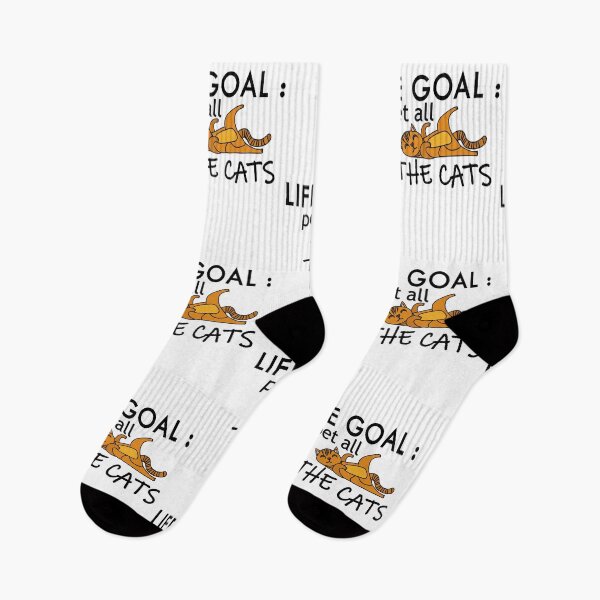 Item preview, LIFE GOAL : PET ALL THE CATS / Cat /  crazy cats / lady cat love animal women gift graphic slogan cat designed and sold by BUniqueBSpecial.