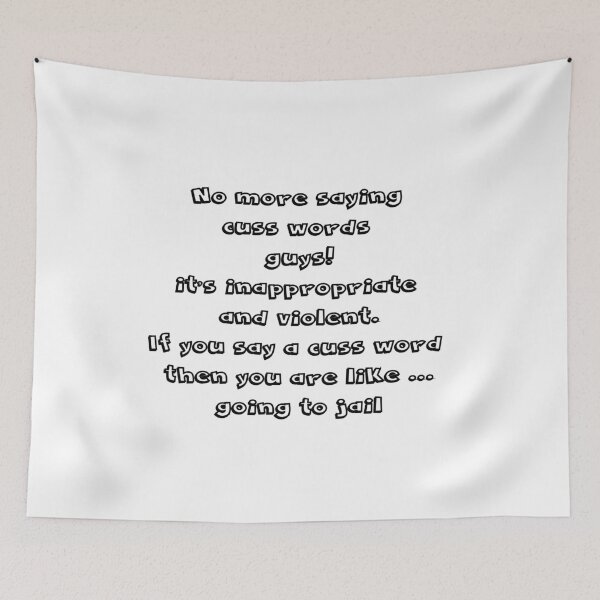 Item preview, No more saying cuss words sticker designed and sold by Docartdesign.