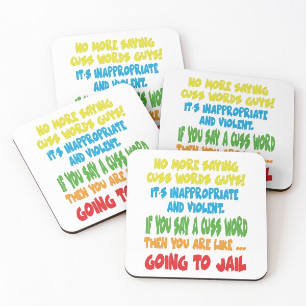 Item preview, No more saying cuss words sticker designed and sold by Docartdesign.