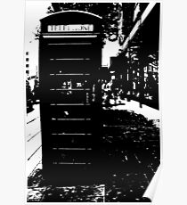 London Phone Box Poster