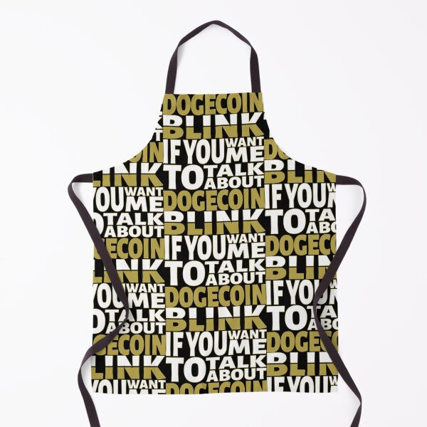 Item preview, Blink if you want me to talk about DogeCoin. designed and sold by BLACKSUN-SHOP.