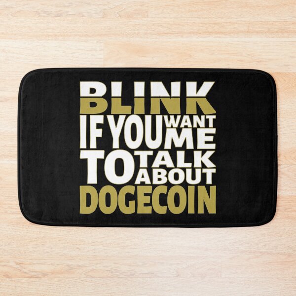 Item preview, Blink if you want me to talk about DogeCoin. designed and sold by BLACKSUN-SHOP.