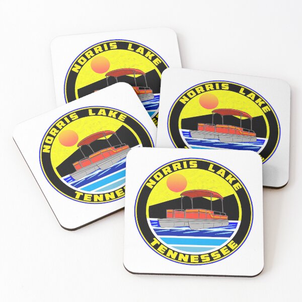 Item preview, Norris Lake Tennessee Pontoon Boat Houseboat House Boat TN designed and sold by DESTINATIONS DECAL DOS.