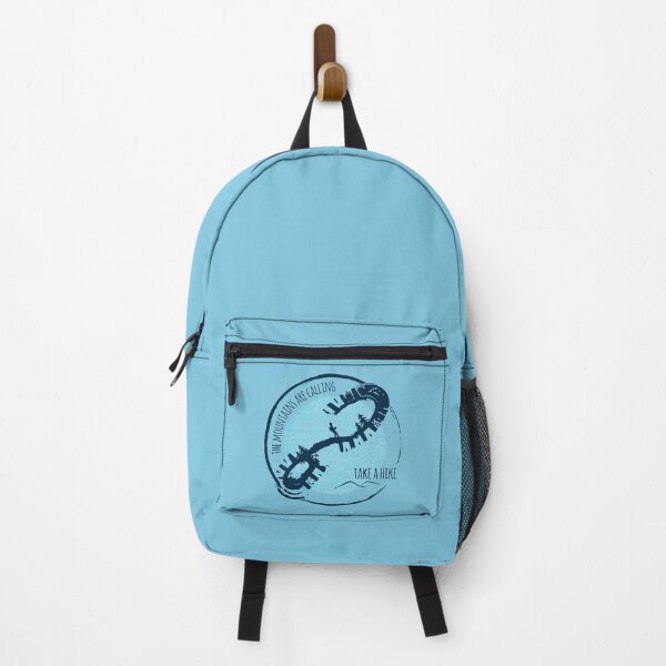 Item preview, The Mountains Are Calling Hiking - Blue 01 designed and sold by serenaking.