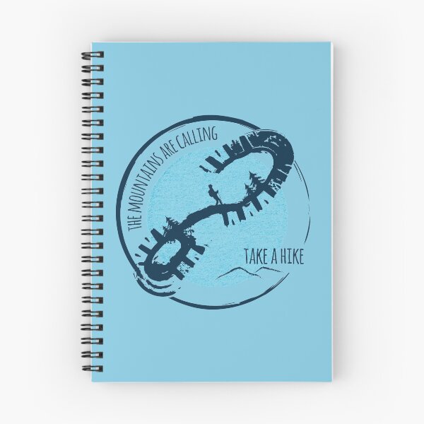 Item preview, The Mountains Are Calling Hiking - Blue 01 designed and sold by serenaking.