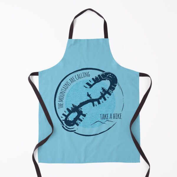 Item preview, The Mountains Are Calling Hiking - Blue 01 designed and sold by serenaking.