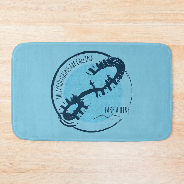 Item preview, The Mountains Are Calling Hiking - Blue 01 designed and sold by serenaking.