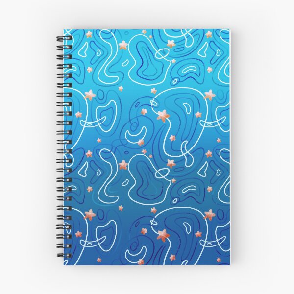 Item preview, HAPPY DOODLES BLUE PATTERN designed and sold by Lanu-draws.