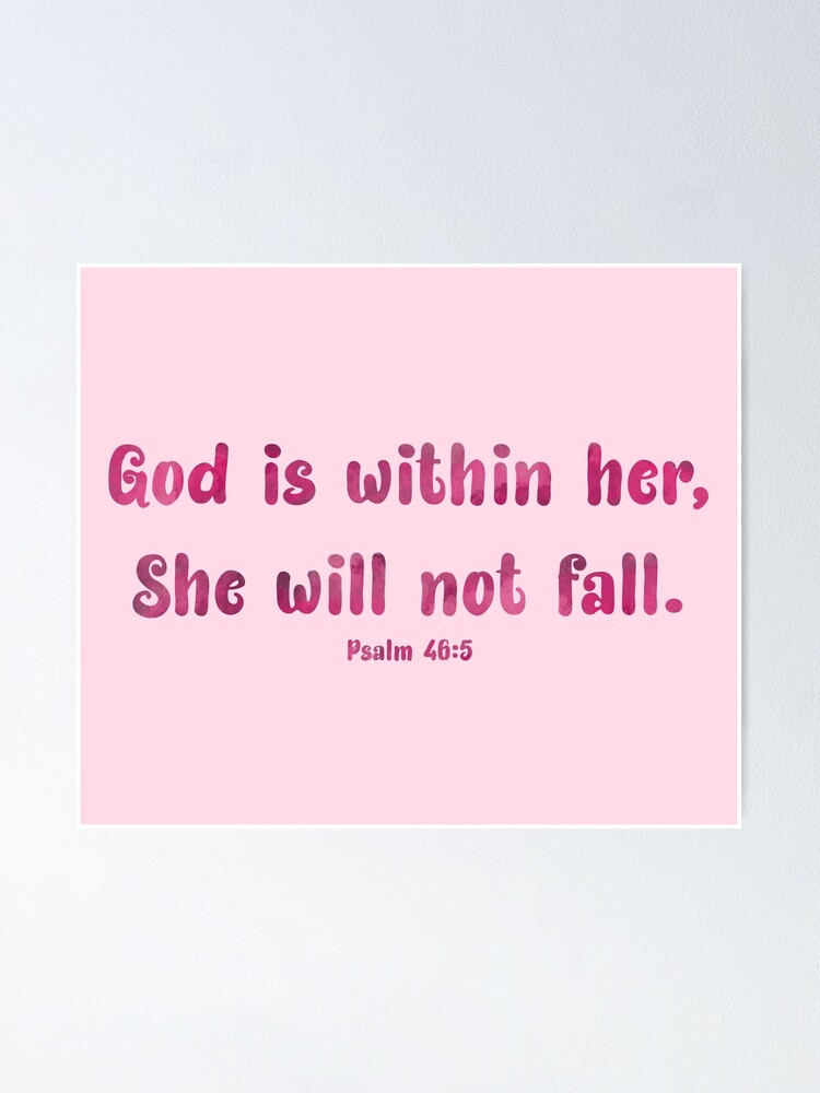 God Is Within Her {Poster} God Is Within Her {Poster}