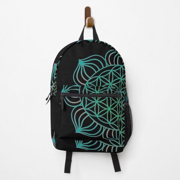 Item preview, Green Gradient Mandala Indian Mandala art Beautiful black and white line art pattern, seamless floral patterns rustic flowers blush and ivory flower patterns. designed and sold by TheImperfecto.