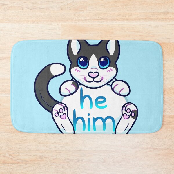 Item preview, Kitty Pronouns - He/Him designed and sold by leashonlife.