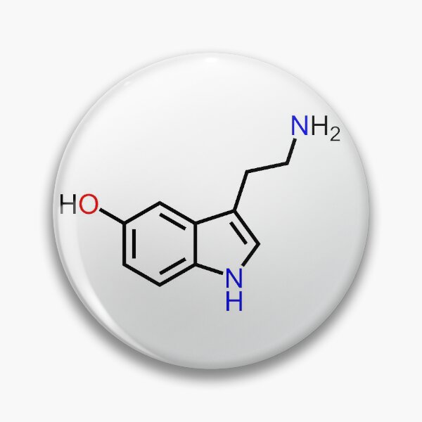 Item preview, Serotonin (Coloured) designed and sold by RMDG-Chemistry.