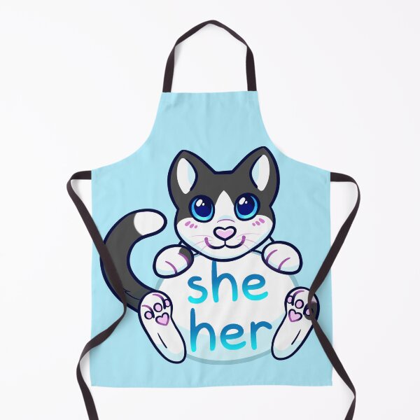 Item preview, Kitty Pronouns - She/Her designed and sold by leashonlife.