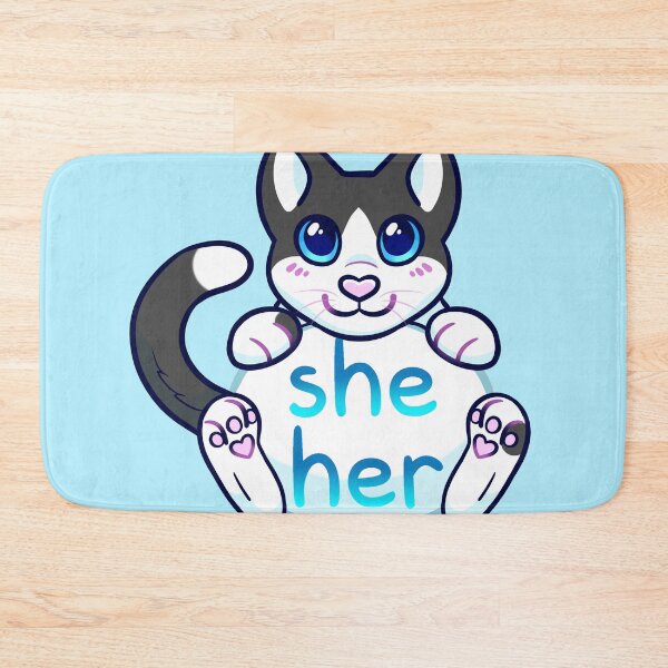 Item preview, Kitty Pronouns - She/Her designed and sold by leashonlife.