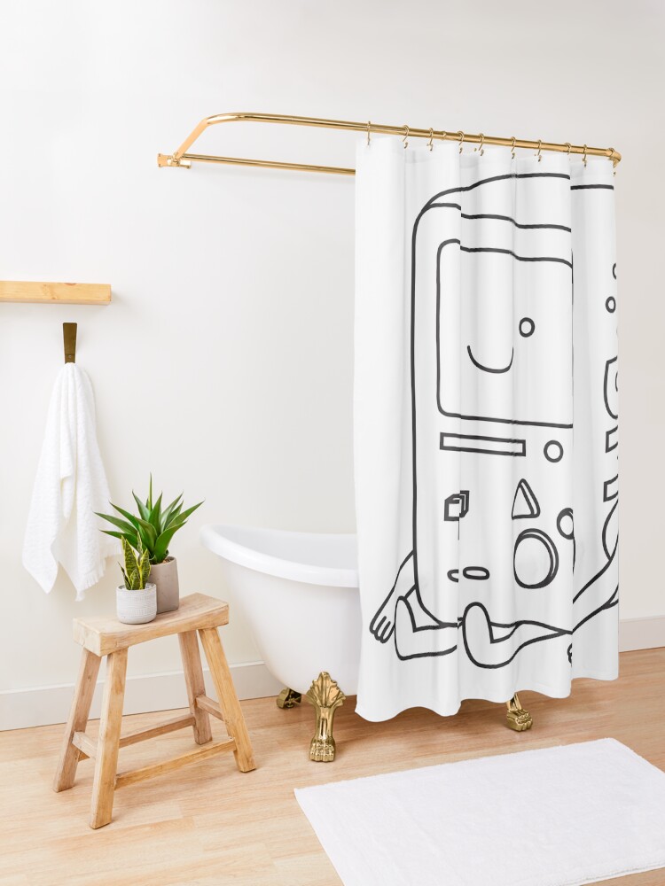 Alternate view of BMO Shower Curtain