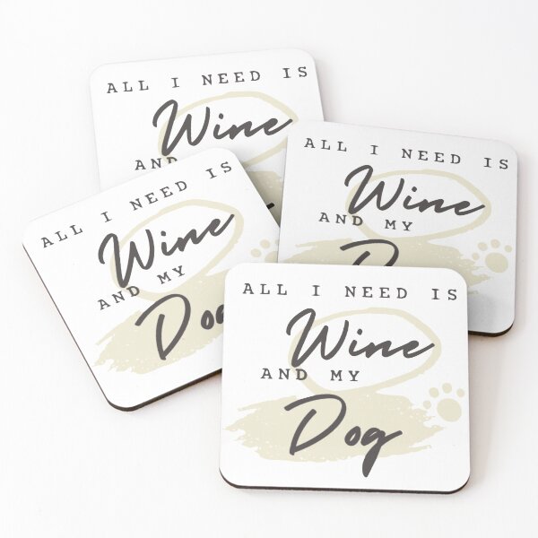 Item preview, All I need is WINE and my DOG designed and sold by SweetPeasBoatTs.