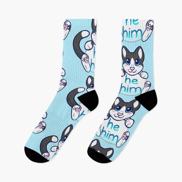 Item preview, Kitty Pronouns - He/Him designed and sold by leashonlife.