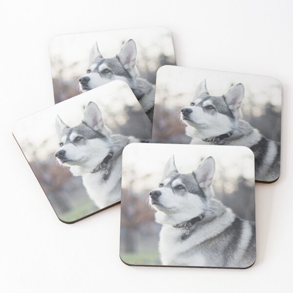 Item preview, Siberian husky dog portrait designed and sold by Nikoleta Vukovic.