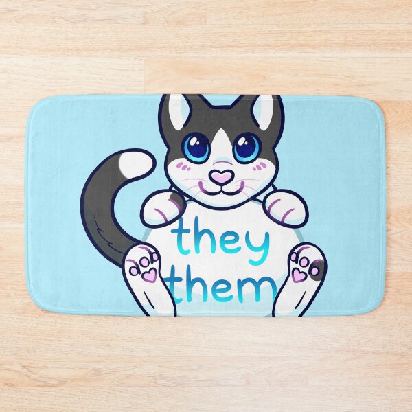 Item preview, Kitty Pronouns - They/Them designed and sold by leashonlife.