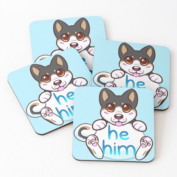 Item preview, Doggy Pronouns - He/Him designed and sold by leashonlife.