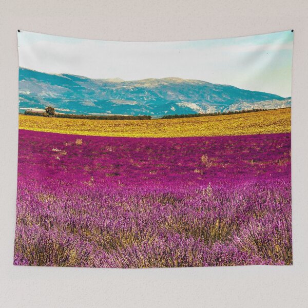 Item preview, Violet lavender farm tapestries designed and sold by JD369.