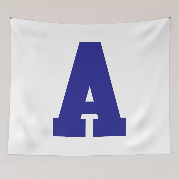 Item preview, Alphabet, Blue A, Sports letter A designed and sold by TheCultStuff.