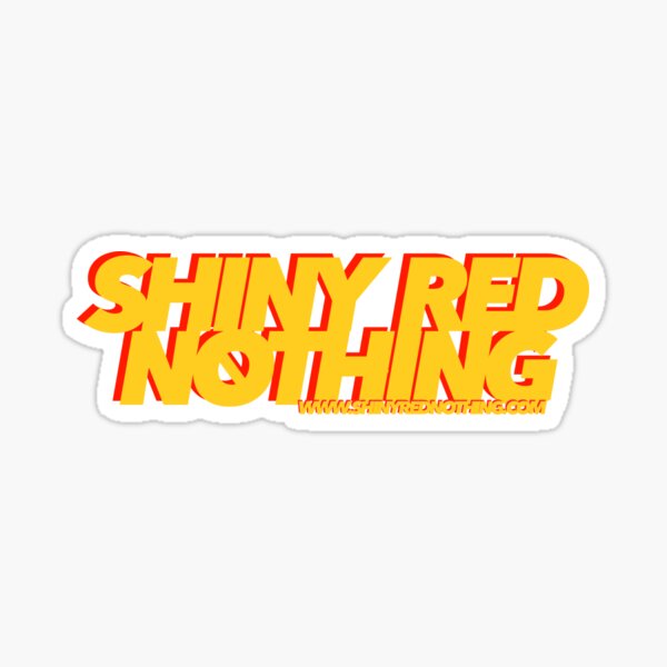 Shiny Red Nothing Sticker