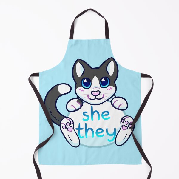 Item preview, Kitty Pronouns - She/They designed and sold by leashonlife.