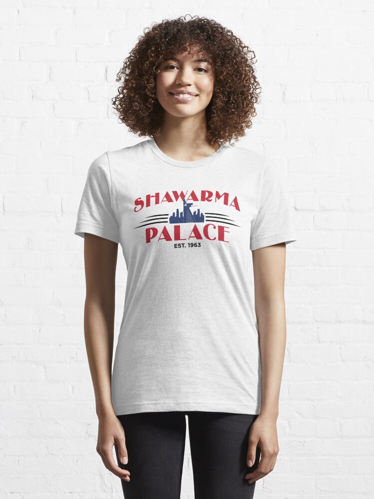 fatning interpersonel plan Shawarma Palace" Essential T-Shirt for Sale by DisneyBro | Redbubble
