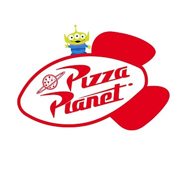 Artwork thumbnail, Alien on Pizza Planet Sign by MagicMaker19