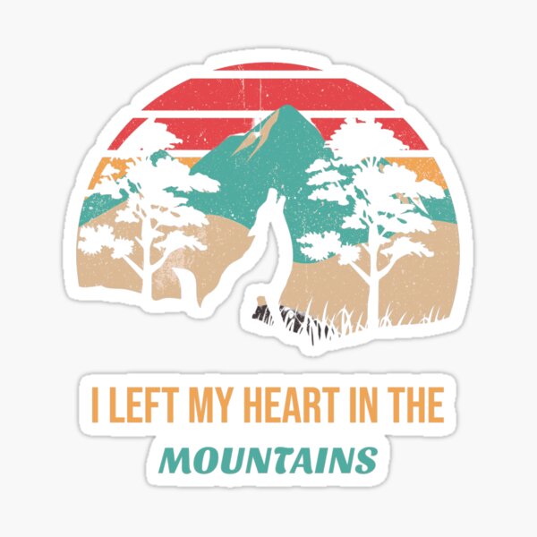 Item preview, i left my heart in the mountains designed and sold by Red-ElYoubi.