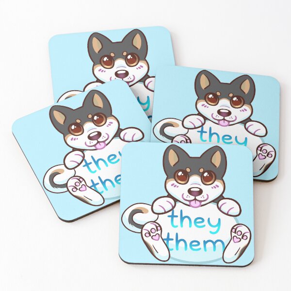 Item preview, Doggy Pronouns - They/Them designed and sold by leashonlife.