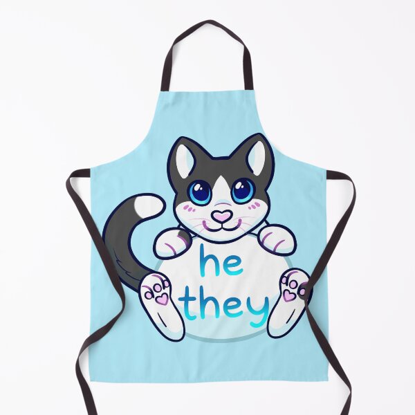 Item preview, Kitty Pronouns - He/They designed and sold by leashonlife.