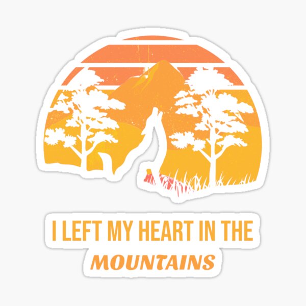 Item preview, i left my heart in the mountains designed and sold by Red-ElYoubi.