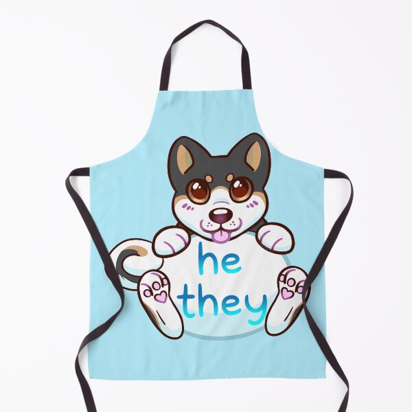 Item preview, Doggy Pronouns - He/They designed and sold by leashonlife.
