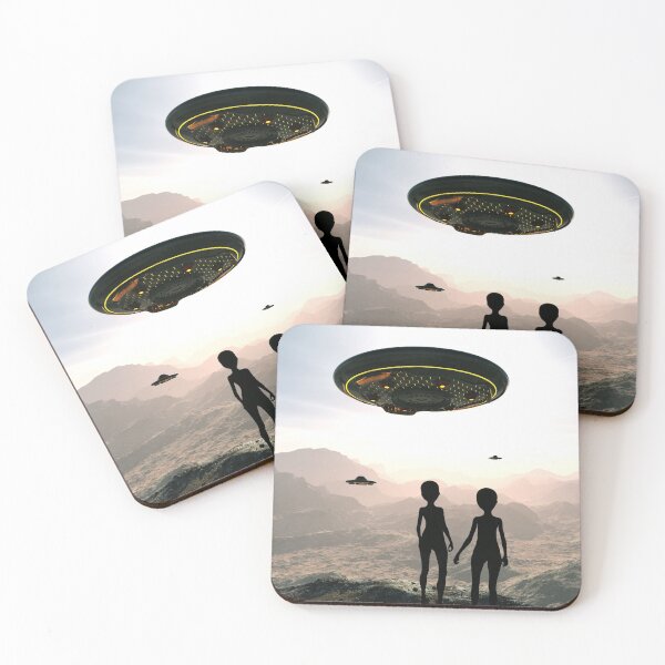 Item preview, Space Aliens,Space Canvas Posters,Space Aliens, poster for room,canvas print,painting designed and sold by eyesight4vision.