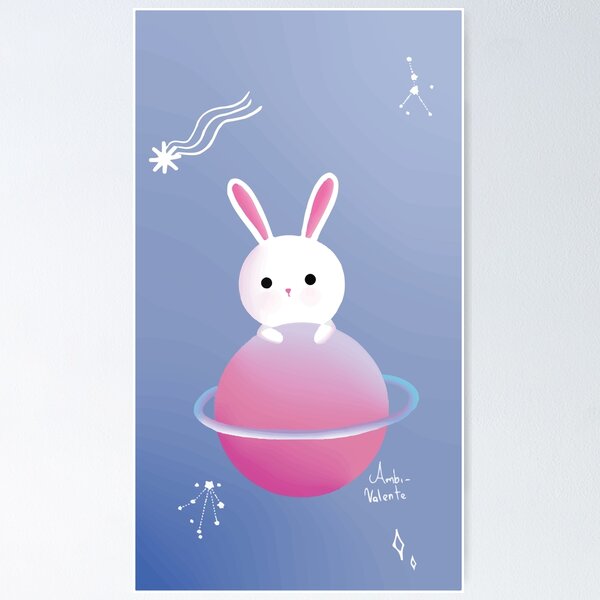 Poster: Kaninchen Zeichnen