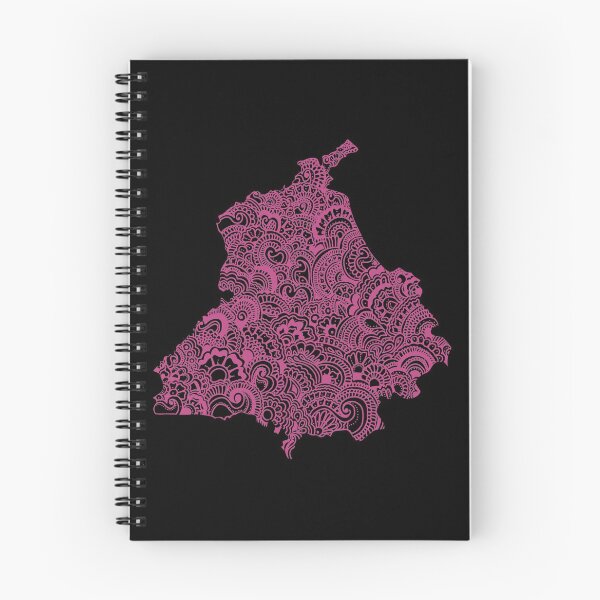 Item preview, Punjab map doodle designed and sold by jasleenM.
