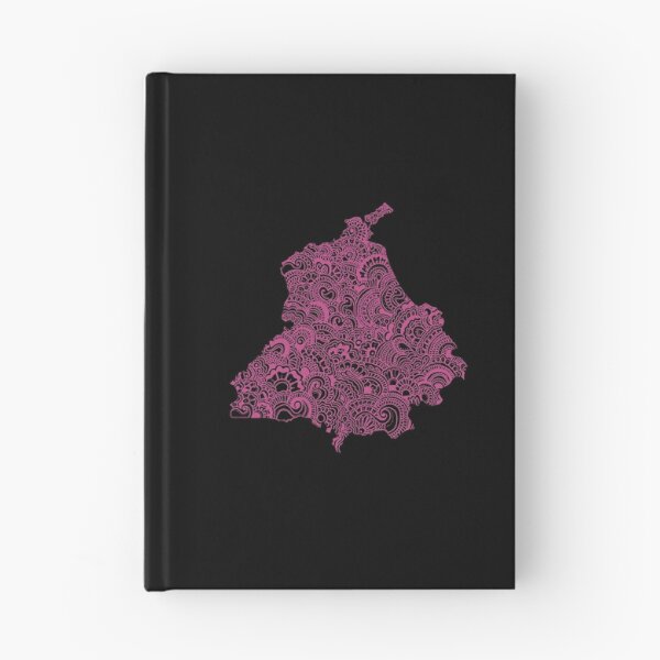 Item preview, Punjab map doodle designed and sold by jasleenM.