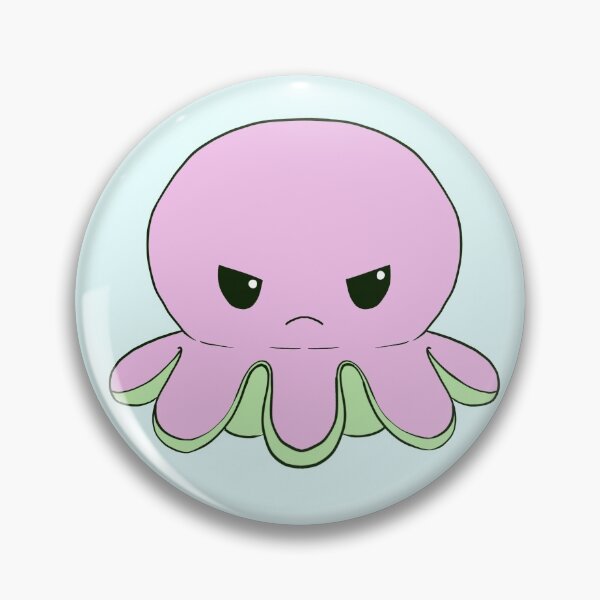 Item preview, Angry Octopus - Pink | Reversible Octopus designed and sold by Missakura.