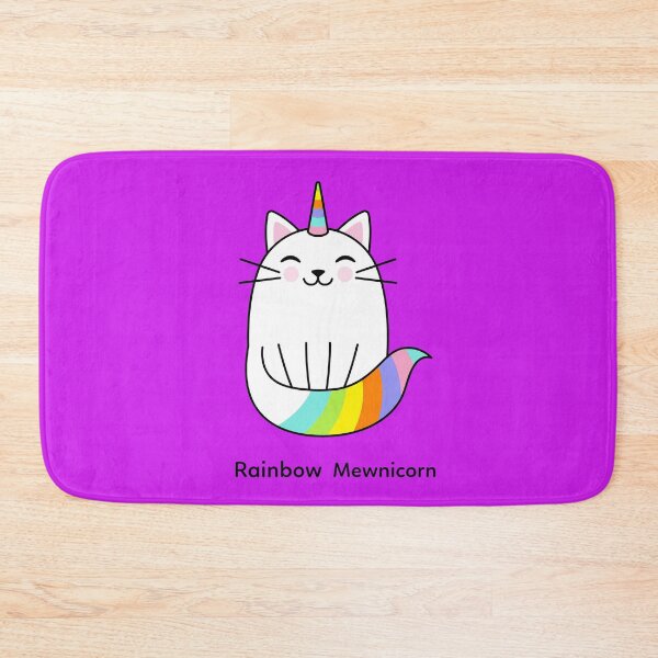 Item preview, Rainbow Mewnicorn - Kawaii Kitteh designed and sold by Purrfecta.