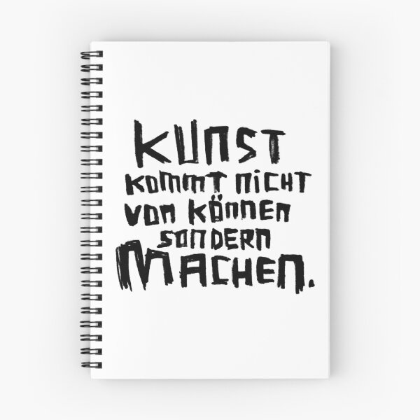 Item preview, Kunst kommt nicht von können sondern machen designed and sold by badlydrawnbabe.