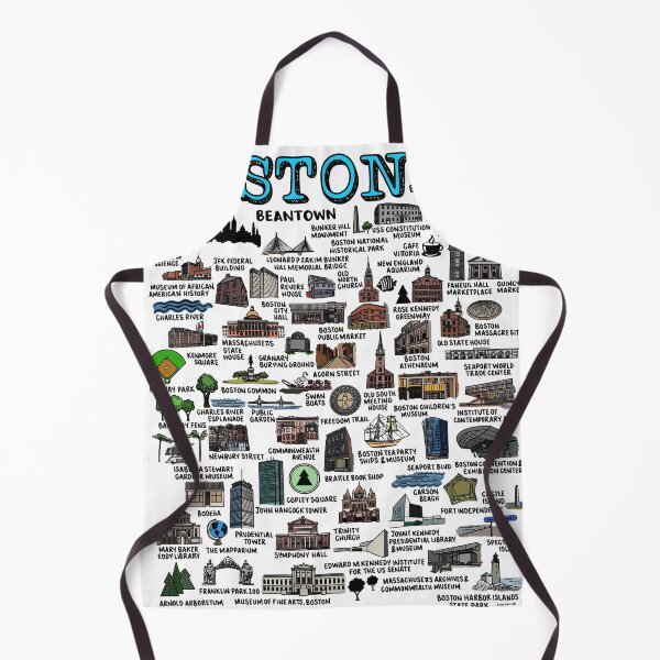 Item preview, Boston Map designed and sold by fiberandgloss.