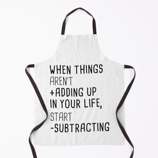 Item preview, When things aren't adding up start subtracting.  designed and sold by inkedtee.