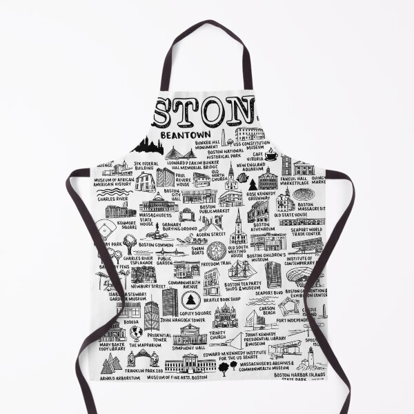 Item preview, Boston Map designed and sold by fiberandgloss.