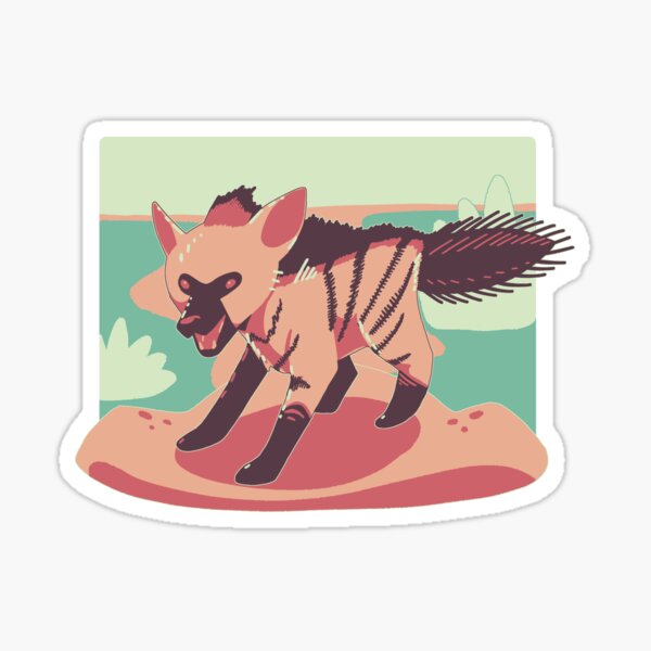 Little Aardwolf Sticker
