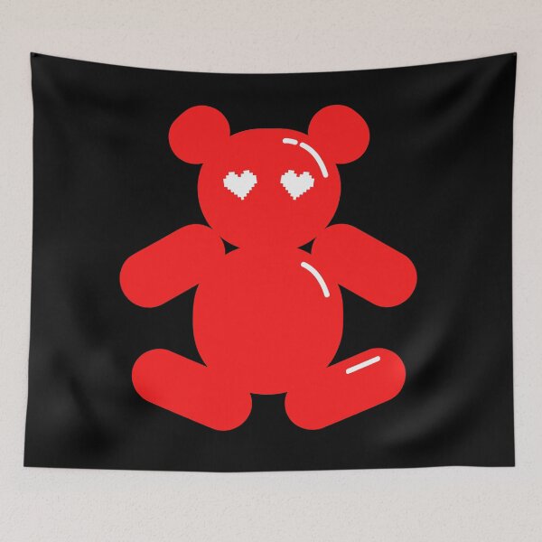Item preview, HAPPY HEARTS POP ART BALLOON BEAR designed and sold by WokeWords.