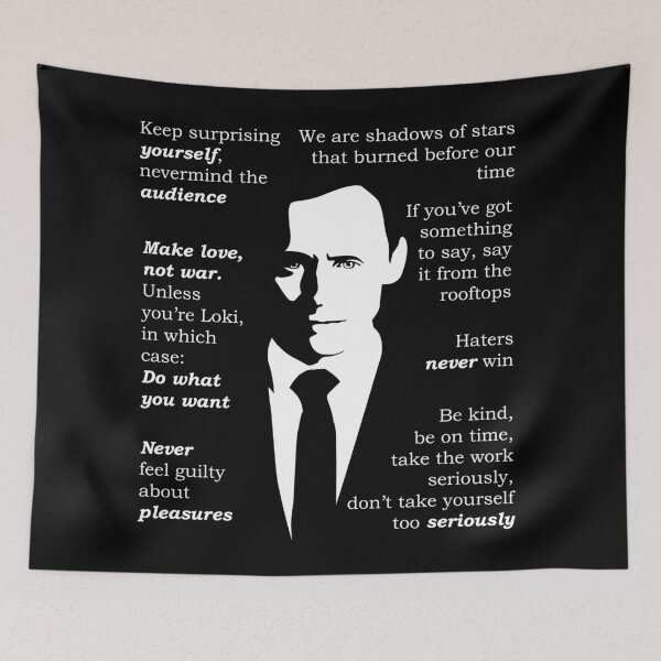 Item preview, Tom Hiddleston designed and sold by Lokastik.